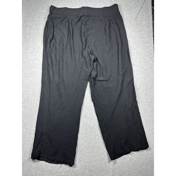 Eileen Fisher Pull‎ On Pants Women’s Sz Medium Black Straight Leg - Picture 6 of 9